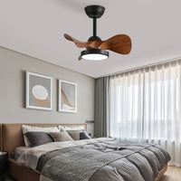 Compact 55 cm DC ceiling fan with light – view 8