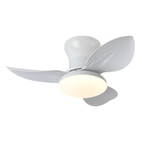 Low-profile 3-blade ceiling fan with dimmable light – view 9