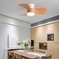 Small-room DC ceiling fan with light – view 2