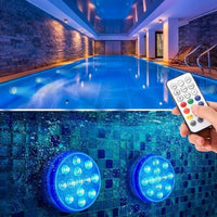 Submersible Pool LED Light — 16 Colours with Remote, IP68