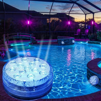 Submersible Pool LED Light — 16 Colours with Remote, IP68