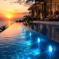 Submersible Pool LED Light — 16 Colours with Remote, IP68