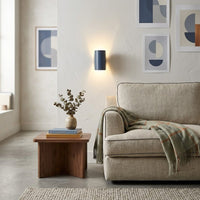 Up and Down Wall Sconce — Rounded Aluminium Indoor Wall Light
