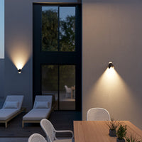 Up and Down Wall Sconce — Rounded Aluminium Indoor Wall Light
