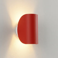 Up and Down Wall Sconce — Rounded Aluminium Indoor Wall Light
