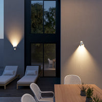 Up and Down Wall Sconce — Rounded Aluminium Indoor Wall Light