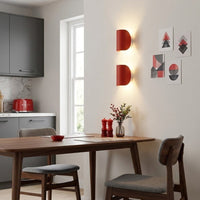 Up and Down Wall Sconce — Rounded Aluminium Indoor Wall Light