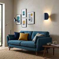 Up and Down Wall Sconce — Rounded Aluminium Indoor Wall Light