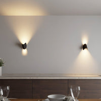 Up and Down Wall Sconce — Rounded Aluminium Indoor Wall Light