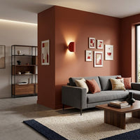 Up and Down Wall Sconce — Rounded Aluminium Indoor Wall Light