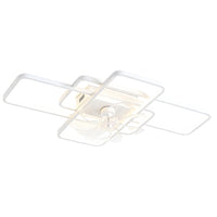 7-blade clear ceiling fan with dimmable LED light – view 6